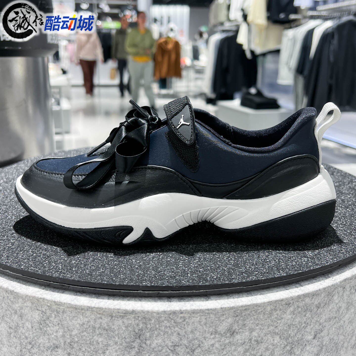 耐克女子2026新款Jordan Pointe芭蕾风缎带休闲运动鞋 IB8597-001