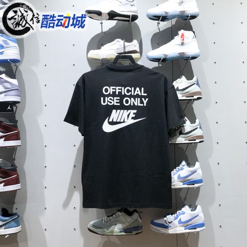 Nike耐克男装2025夏新款叠搭纯棉透气舒适运动短袖HJ0775-010-100