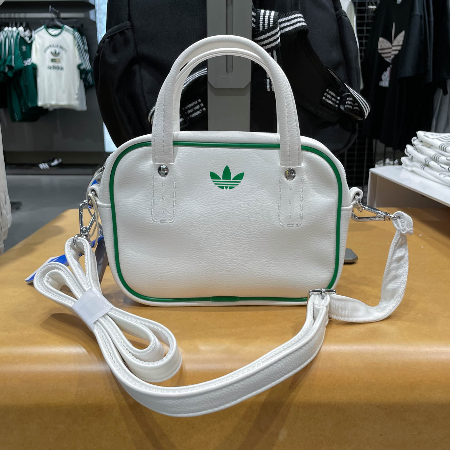 Adidas阿迪达斯女包2025秋新款时尚小巧百搭运动手提斜挎包JX7873