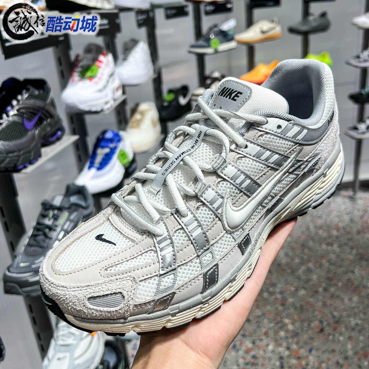Nike耐克男子2026夏新款P-6000网面透气低帮运动休闲鞋IU7549-072