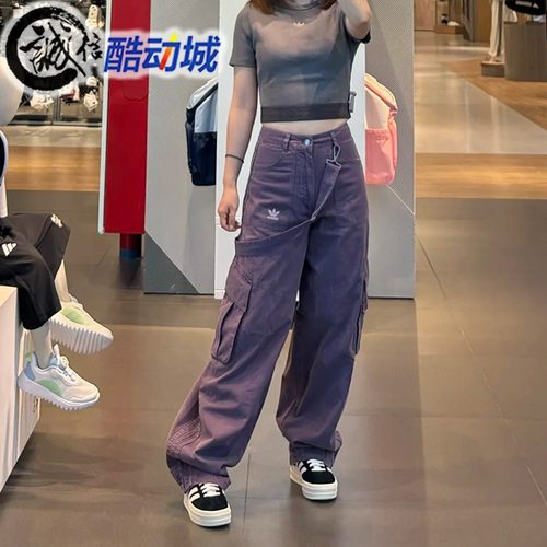 阿迪达斯三叶草女子工装运动