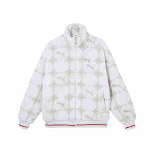 PUMA彪马男女2024冬新款仿羊羔绒运动保暖休闲夹克外套 631421-92