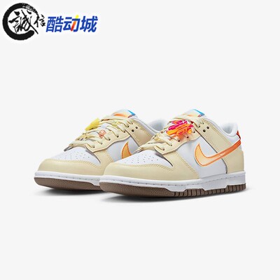 Nike耐克大童2025夏新款Dunk Low舒适透气运动休闲板鞋IB8891-191