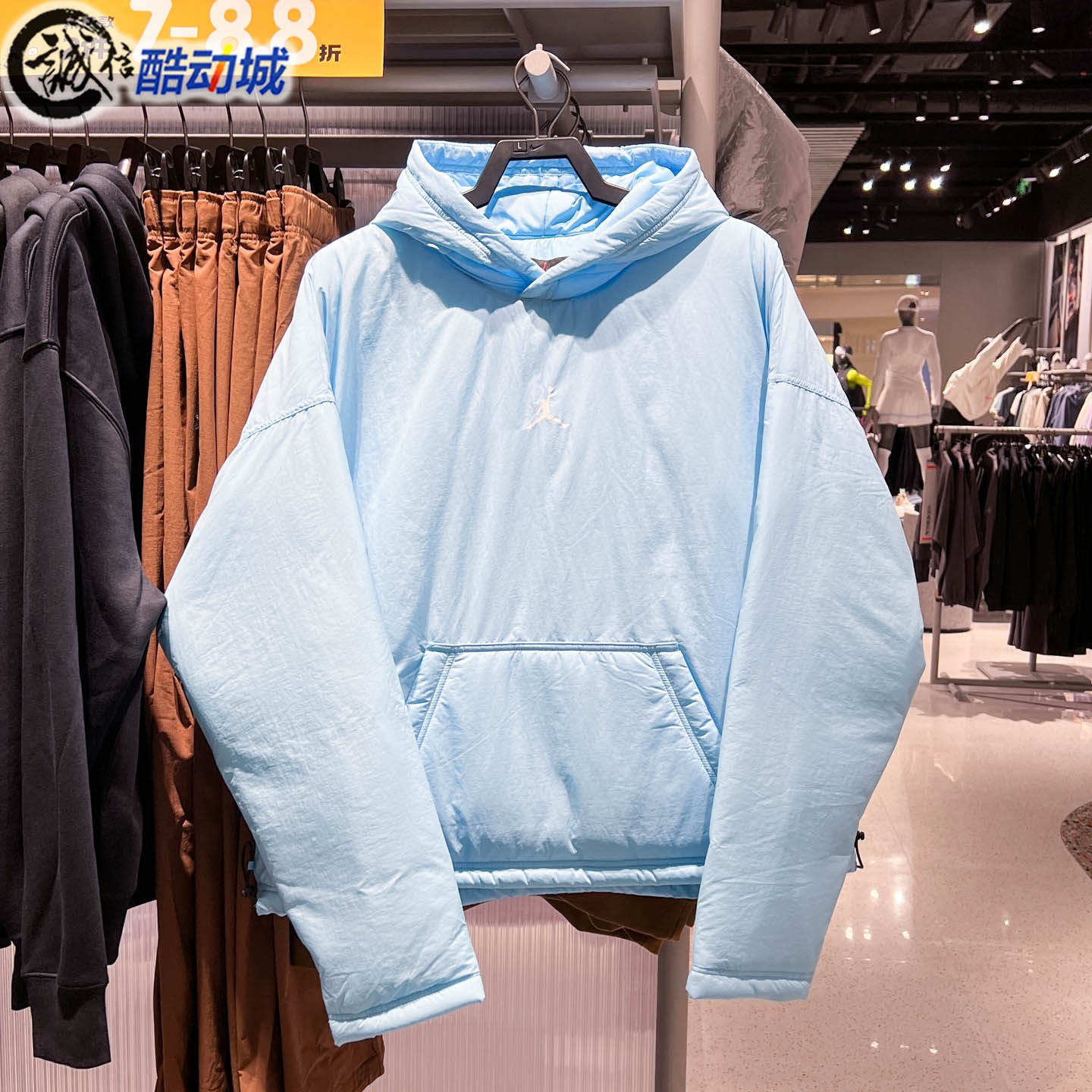 Nike耐克2025冬季新款男子舒适宽松保暖加衬套头连帽衫HV1865-497