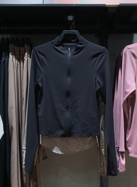 耐克2025春新款女子Zenvy Dri-FIT速干开襟运动长袖T恤FV7424-010