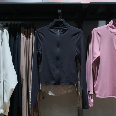 耐克2025春新款女子Zenvy Dri-FIT速干开襟运动长袖T恤FV7424-010