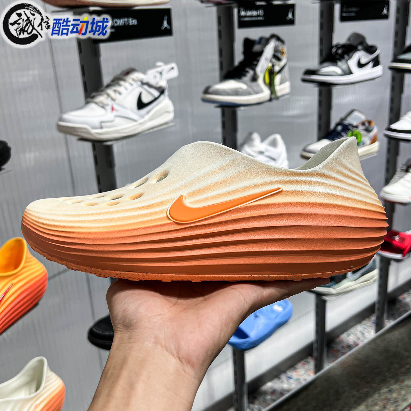Nike耐克男子2026夏季ReactX Rejuven8日常一脚蹬凉鞋 HV5060-802