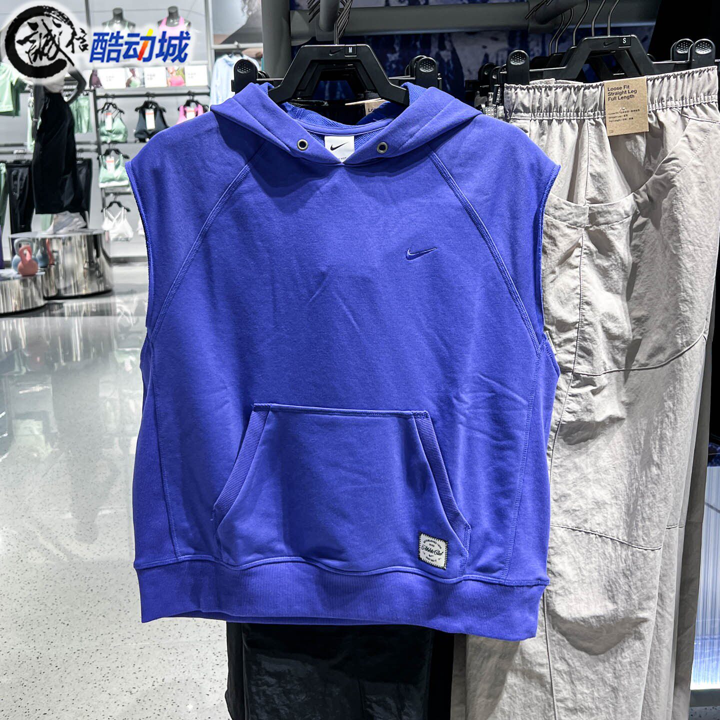 Nike耐克男装2026夏季运动休闲透气无袖连帽卫衣套头衫IF2796-510