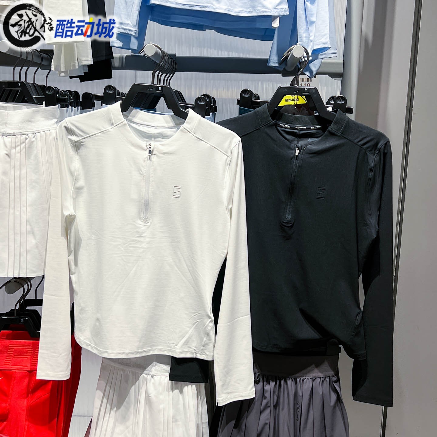 耐克女子2025冬款CourtAdvantage速干网球上衣FZ6738-100-010-441