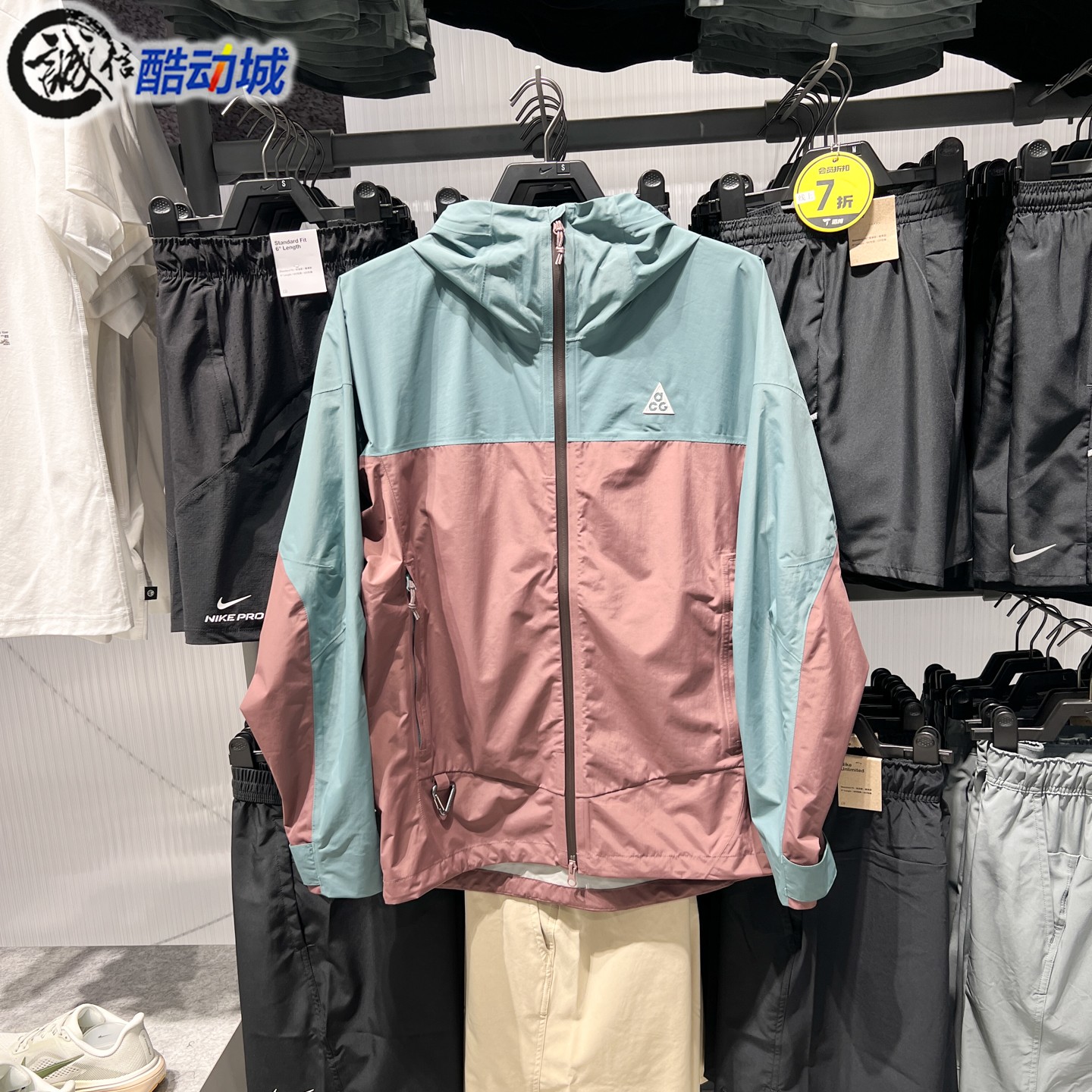 Nike耐克男子2026年秋新款ACG防风防水雨天夹克冲锋衣 HJ2688-382