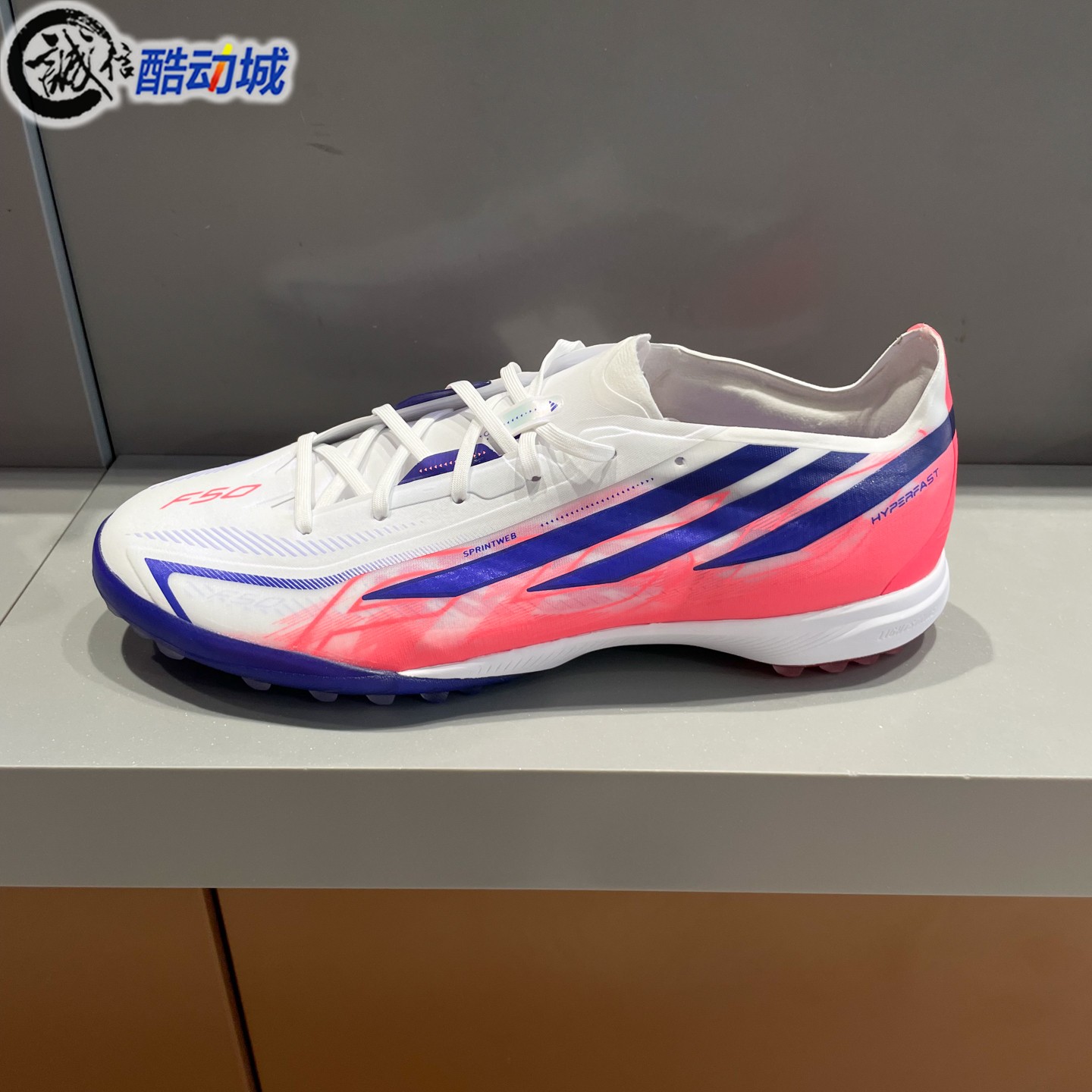 Adidas阿迪达斯男女2026秋季HYPERFAST PRO室外硬地足球鞋 KJ6092