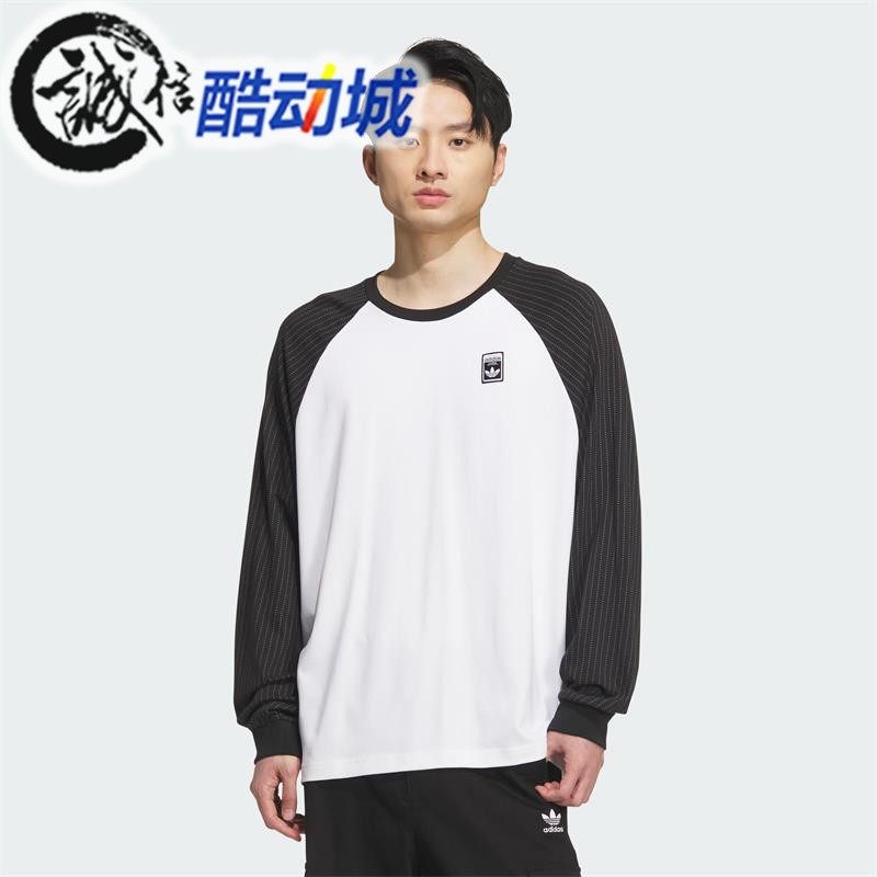 阿迪达斯三叶草男子纯棉透气T恤