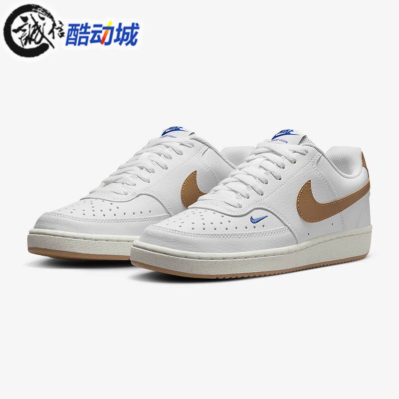 Nike耐克女鞋2024秋季Court简版空军复古小白鞋运动鞋 FV9952-102