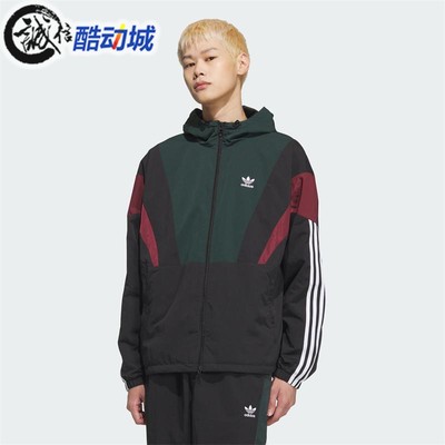 阿迪达斯三叶草男子防风运动服