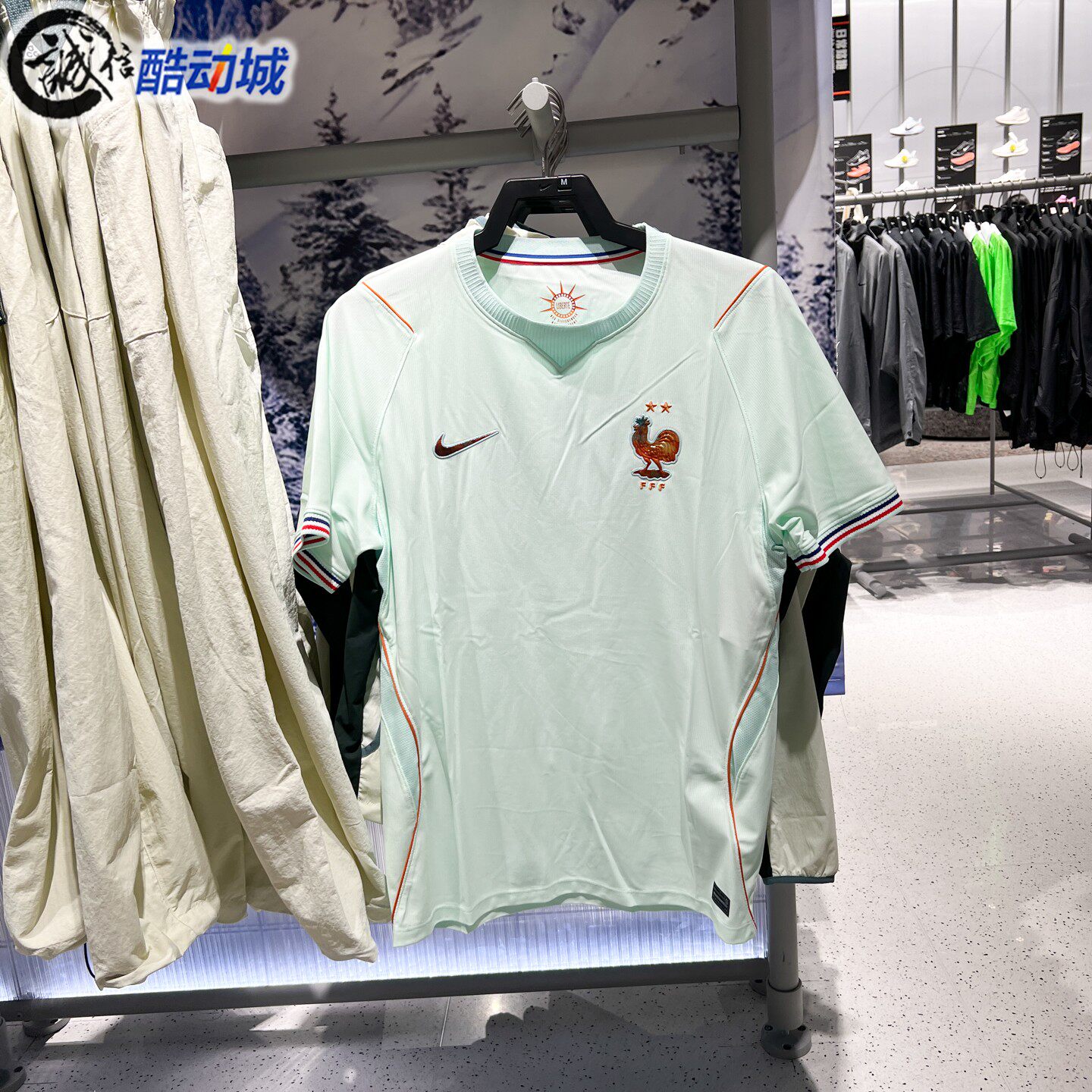 Nike耐克男子2026夏新款法国队客场球迷版速干足球球衣IB5367-394