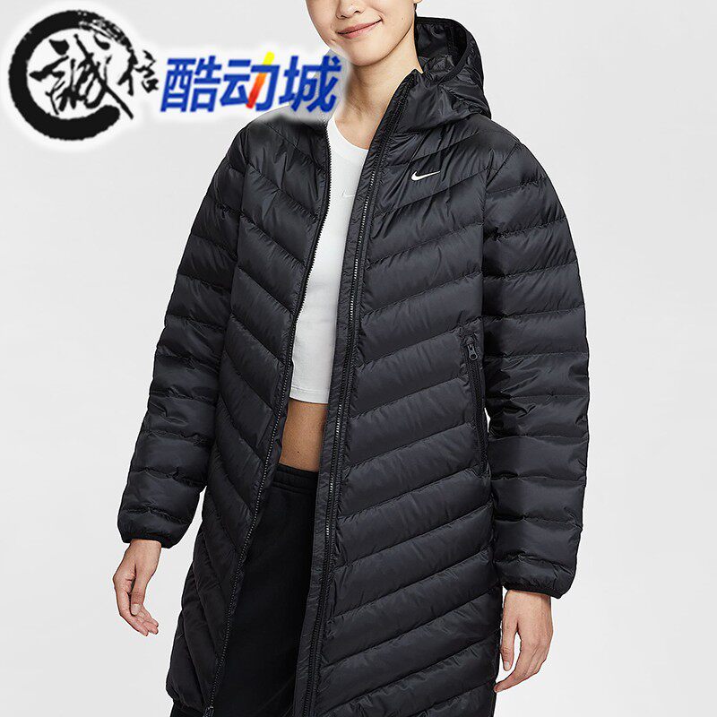 耐克女子拒水连帽羽绒外套
