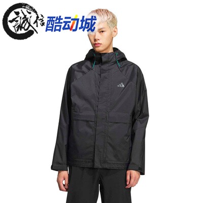 阿迪达斯男子运动训练防风外套
