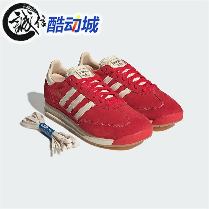 阿迪达斯三叶草男女运动T头鞋
