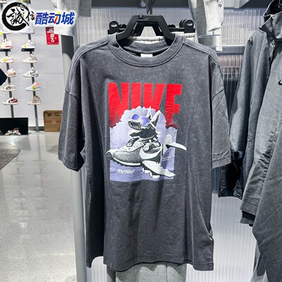 Nike耐克女子2026夏季Sportswear复古印花宽松短袖T恤 IR7588-060