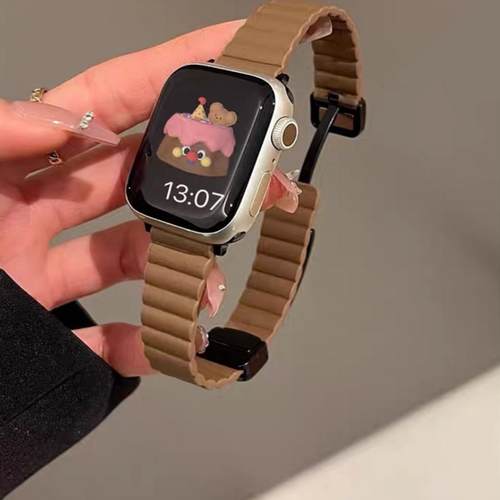 ultra2真皮磁吸表带男女通用