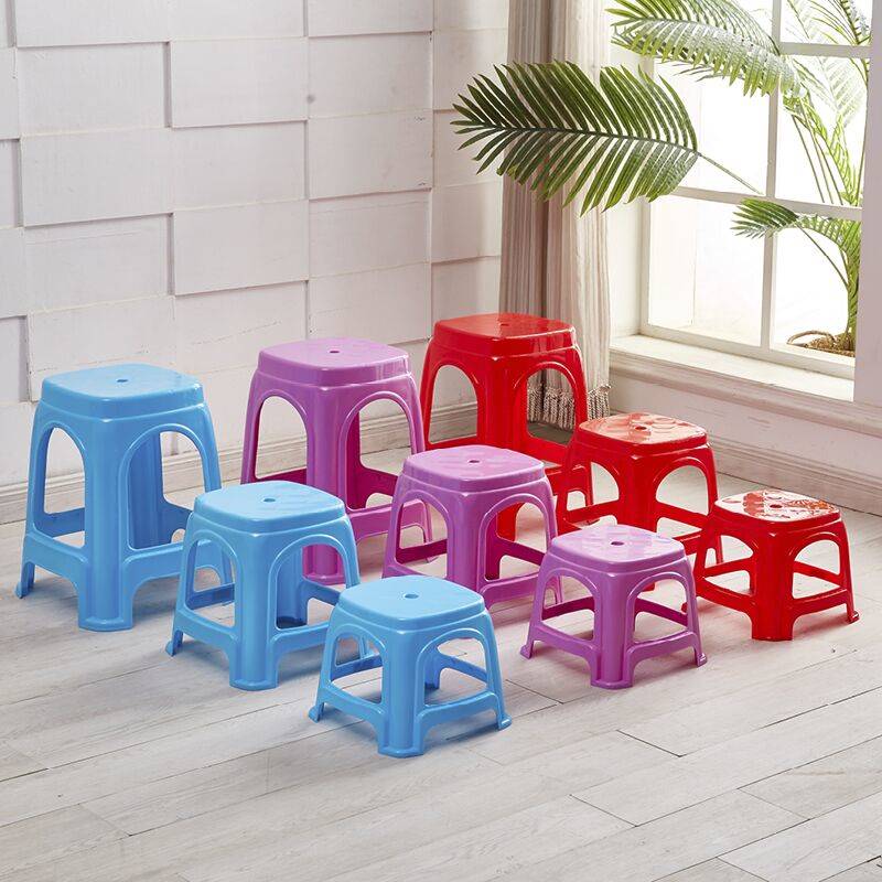 儿童凳塑料小凳子家用小板凳客厅垫脚凳小椅子踩脚凳塑料凳子矮凳