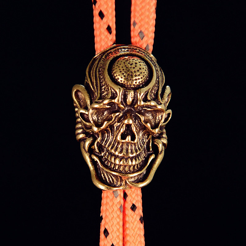 纯黄铜复古骷髅头深渊领主伞绳编织EDC坠手电坠钥匙扣挂件DIY饰品,饰品/流行首饰/时尚饰品新,摆件,淘宝优惠券,粉丝福利购,淘宝优惠卷