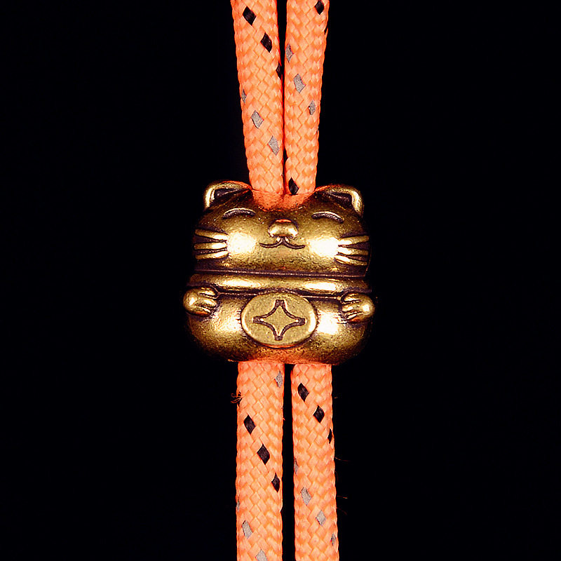 黄铜招财金钱猫刀坠EDC伞绳坠手电坠钥匙扣挂件DIY单孔配饰挂,饰品/流行首饰/时尚饰品新,摆件,淘宝优惠券,粉丝福利购,淘宝优惠卷