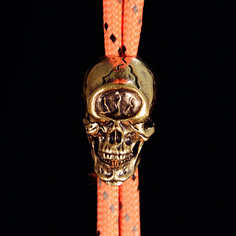 黄铜复古骷髅头刀坠户外伞绳编织配饰伞绳吊坠刀柄斧头柄装饰DIY,饰品/流行首饰/时尚饰品新,摆件,淘宝优惠券,粉丝福利购,淘宝优惠卷