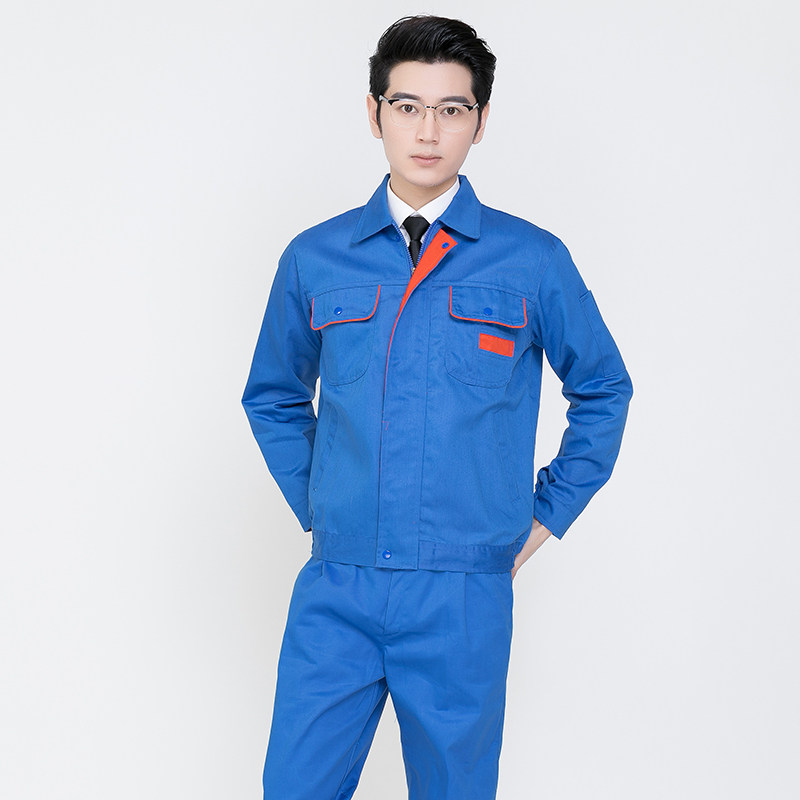 夏季套装男士薄款汽修劳保服定制