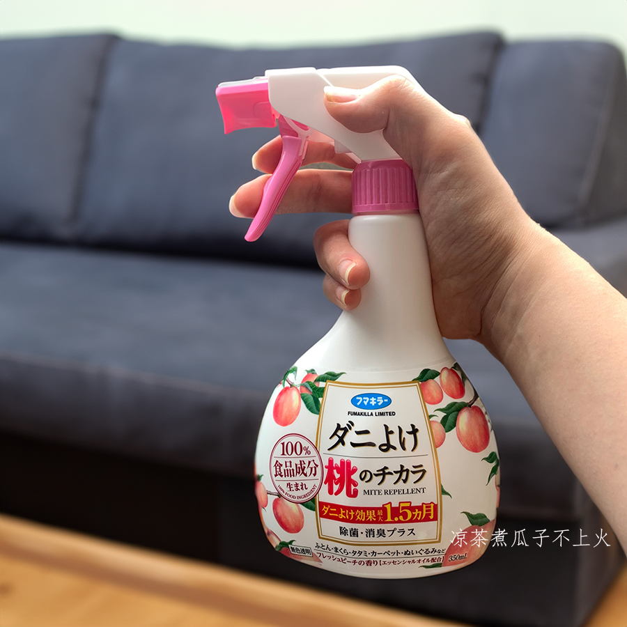 日本Fumakilla桃子除螨喷雾