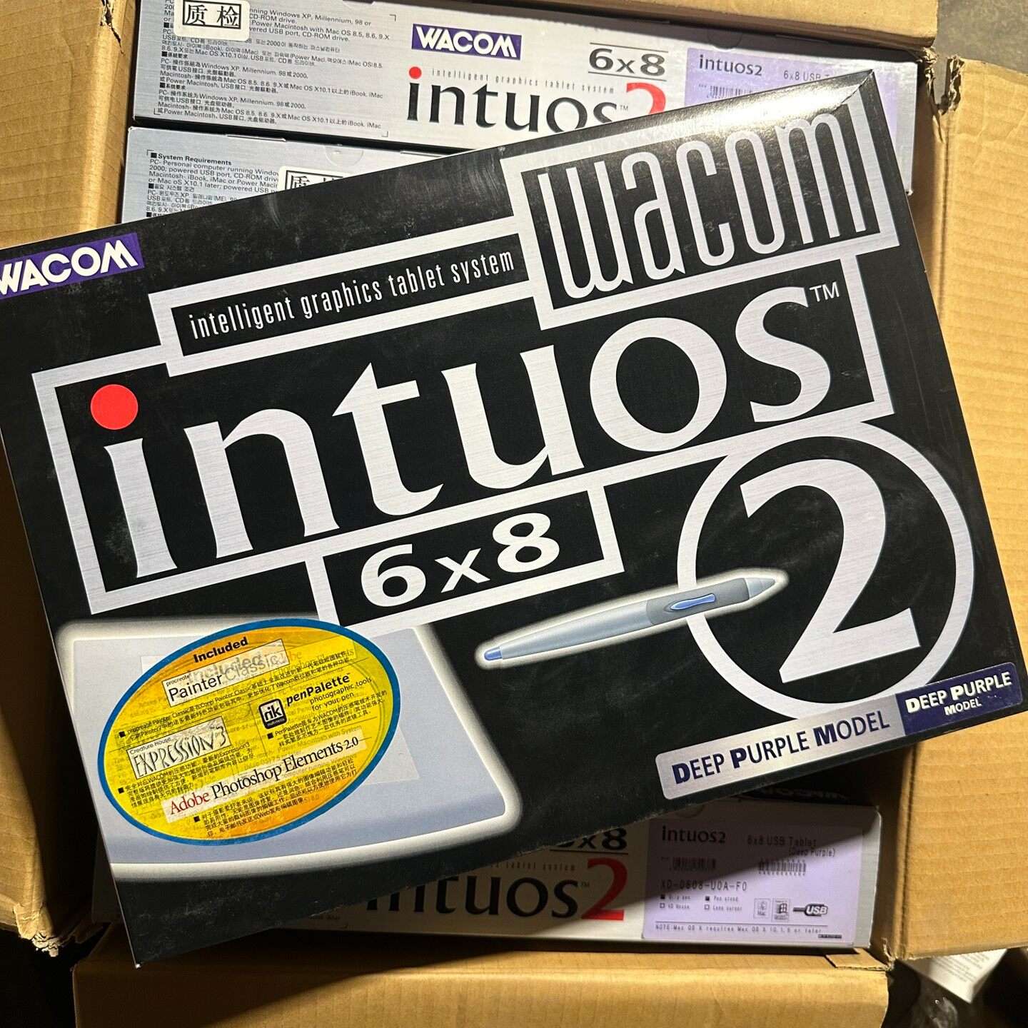 {议价}全新WACOM影拓2代绘图板intuos 全新未开封 靓货一