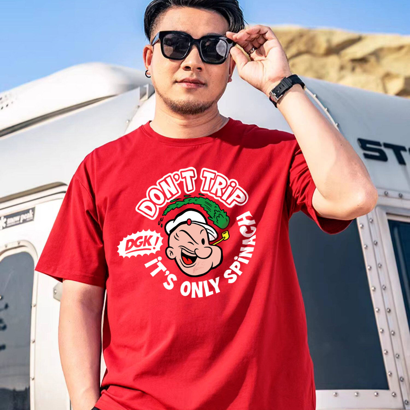 170胸加大码夏季新款肥佬圆领短袖t恤休闲宽松胖子体恤百搭显瘦潮