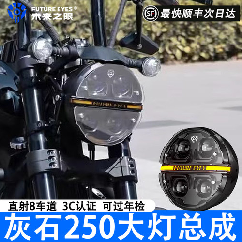 未来之眼X190灰石250LED圆灯总成
