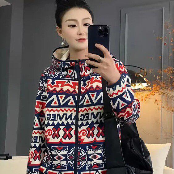 正品2026春季新款时尚印花韩版洋气百搭减龄外套上衣女装