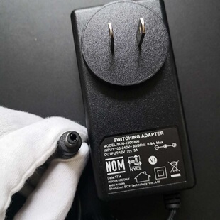 12V 液晶显示器电源路由器交流器充电器普通5.5插口 3A优质电源