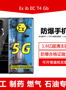 防爆手机EX华I为荣I耀80Pro化工厂T4本安加油站天然气制药NFC油库