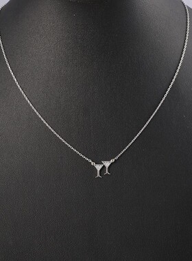 简约吊坠气质项链锁骨链女