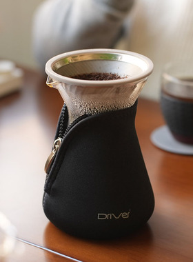 【特价清仓】台湾Driver咖啡滤杯过滤壶组 黄金流速滤杯款600ml壶