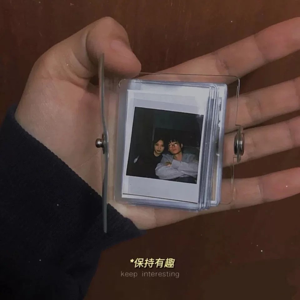 迷你1寸大头贴小相册照片钥匙扣