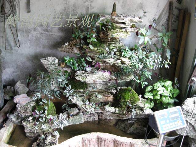 假山石头 天然 英石造景石 假山流水喷泉工艺品 庭院阳台奇石摆设