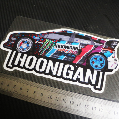 Hoonigan Ken Block反光贴的汽车造型贴纸贴花
