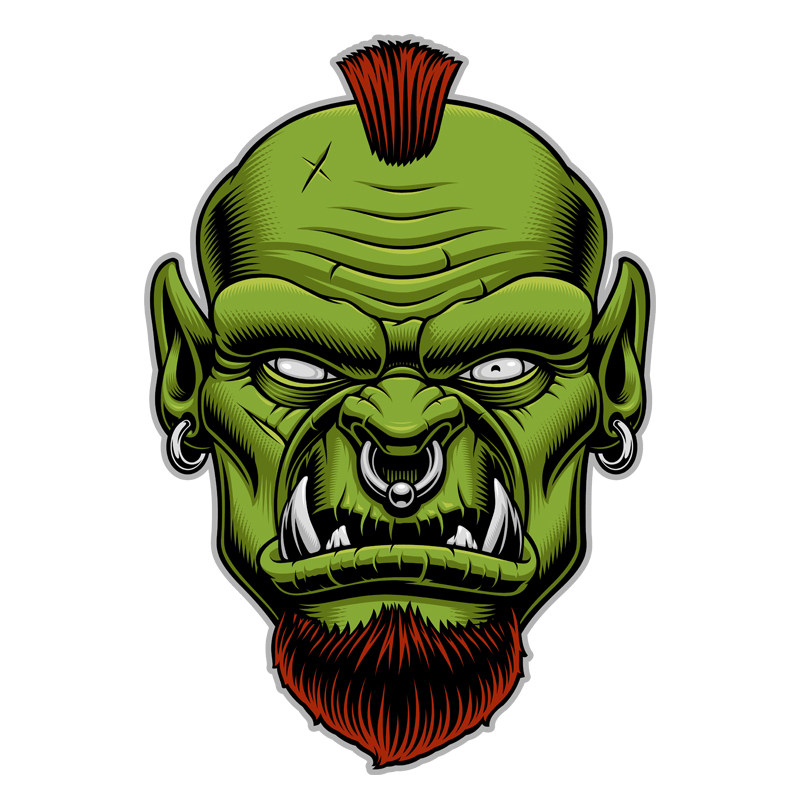 独眼兽人cyclops uniqu独特发型汽车摩托车贴画贴花#705