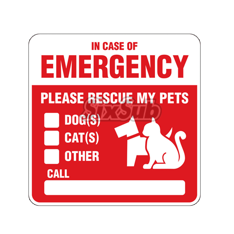 宠物救援cat猫狗玻璃汽车反光镭射立体车贴贴画#123