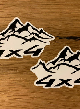 4x4复古越野牧马人Oldtimer SUV Allrad Expedition V8＃555贴纸