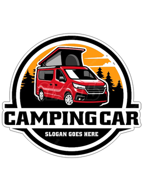 camping car露营床车房车nv200 vanlife装饰反光镭射磁性车贴