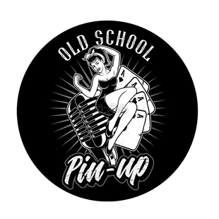 pin up girl飞弹女孩机车摩托车水晶胶镭射磁性贴花车贴22615