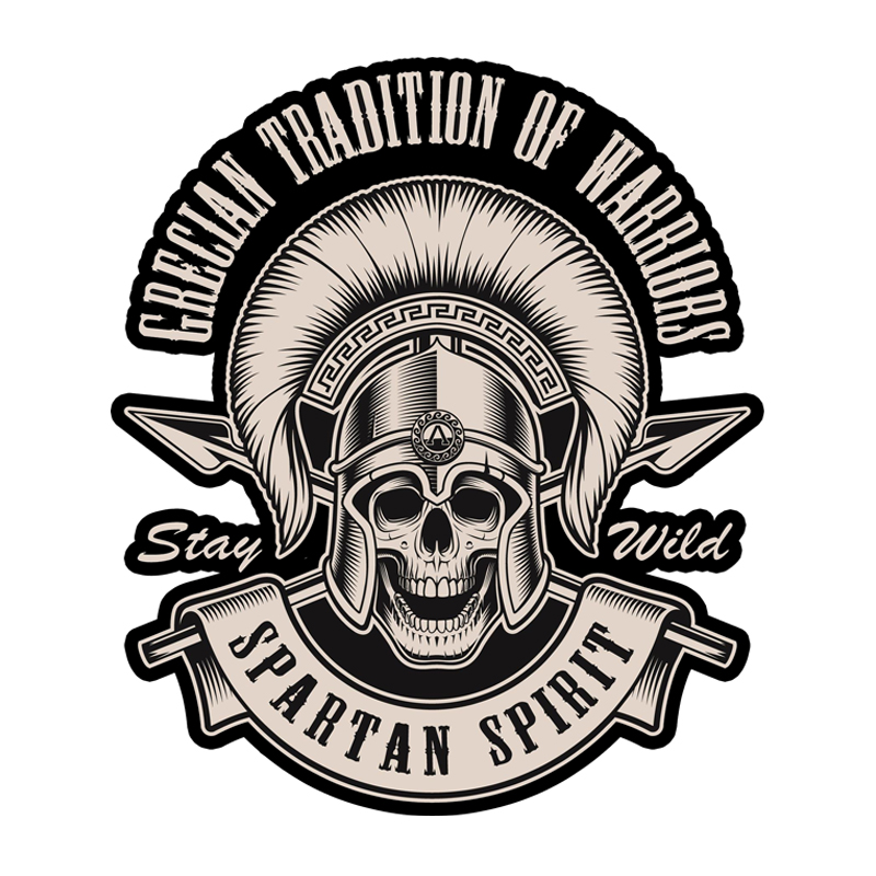 CRECIAN意大利风格罗马骑士贴纸