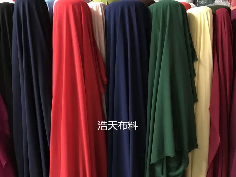 柔软雪纺衫纯色布料内衬