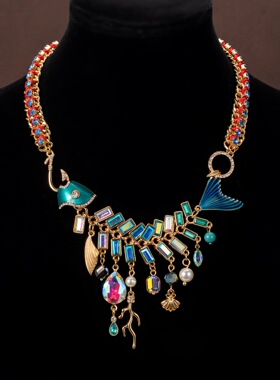 不规则碎银子仿珍珠满天星短款项