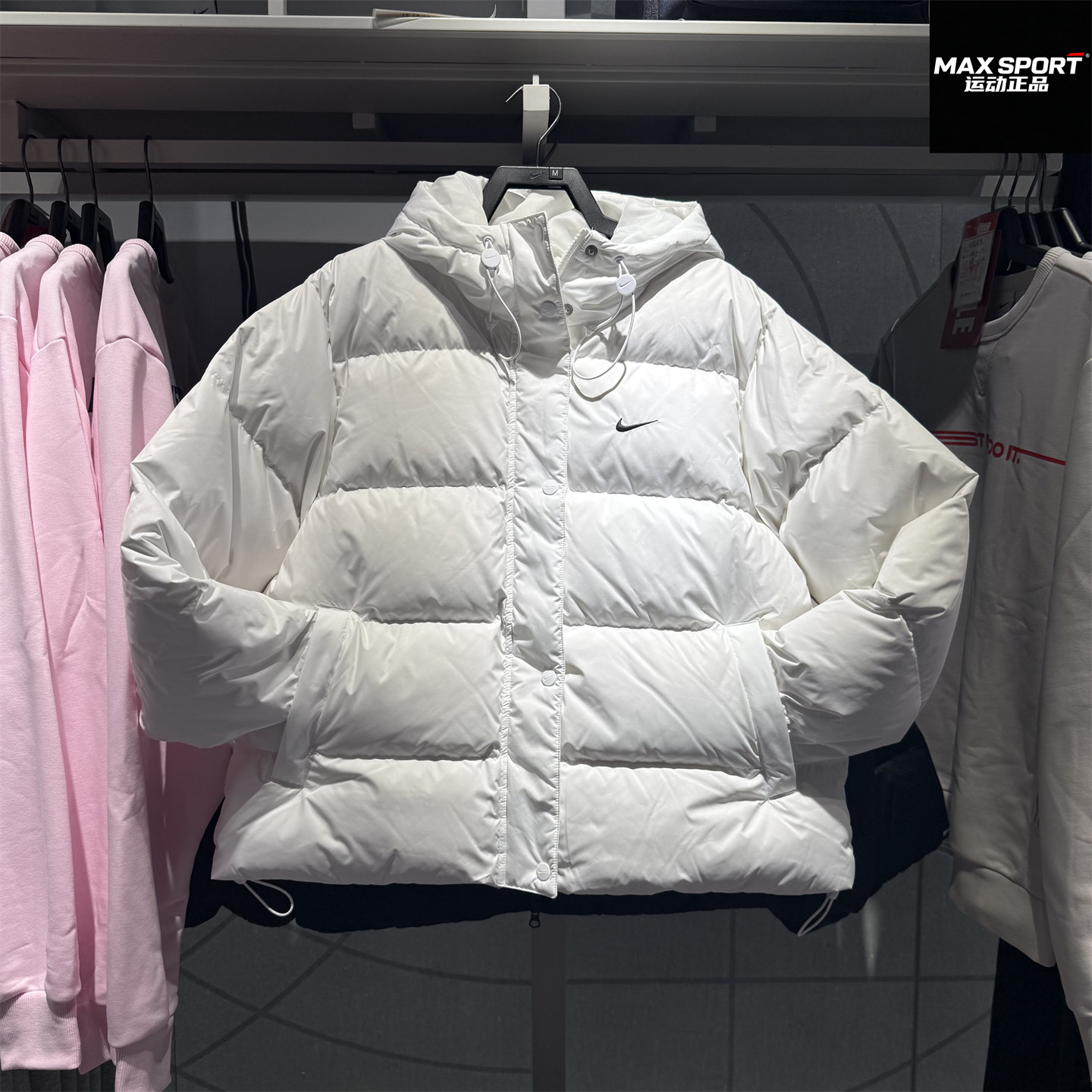 NIKE耐克女子连帽羽绒服THERMA-FIT冬户外保暖鸭绒外套IH0728-100,运动服/休闲服装,运动羽绒服,淘宝优惠券,粉丝福利购,淘宝优惠卷